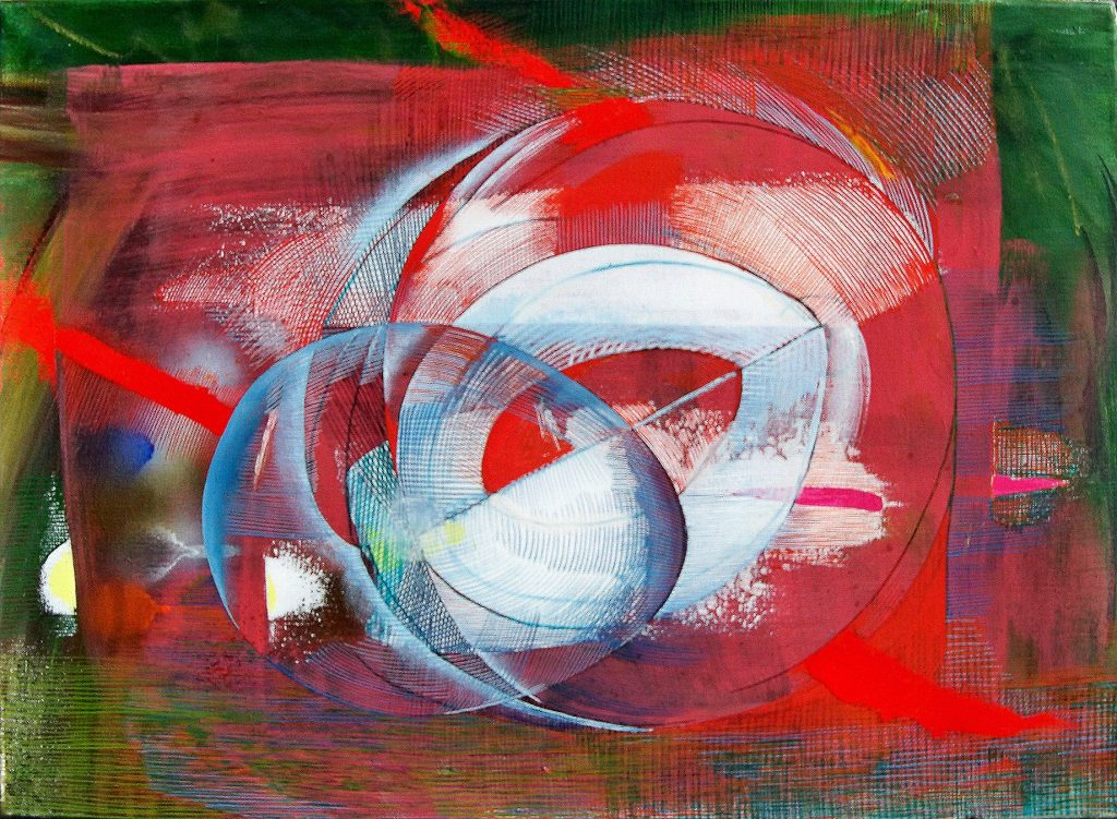 Center, oil+canvas, 50x70 cm, 2009