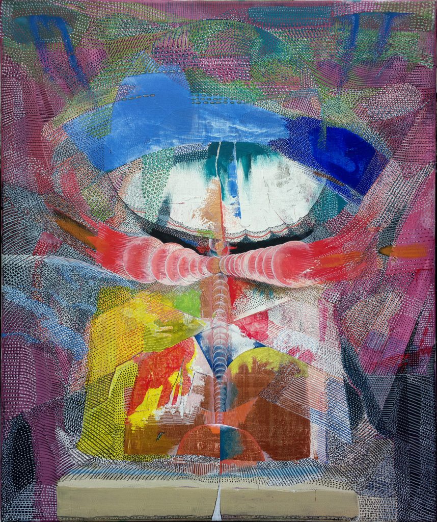  TRANSMISSION, oil + canvas, 60x50 cm, 2017