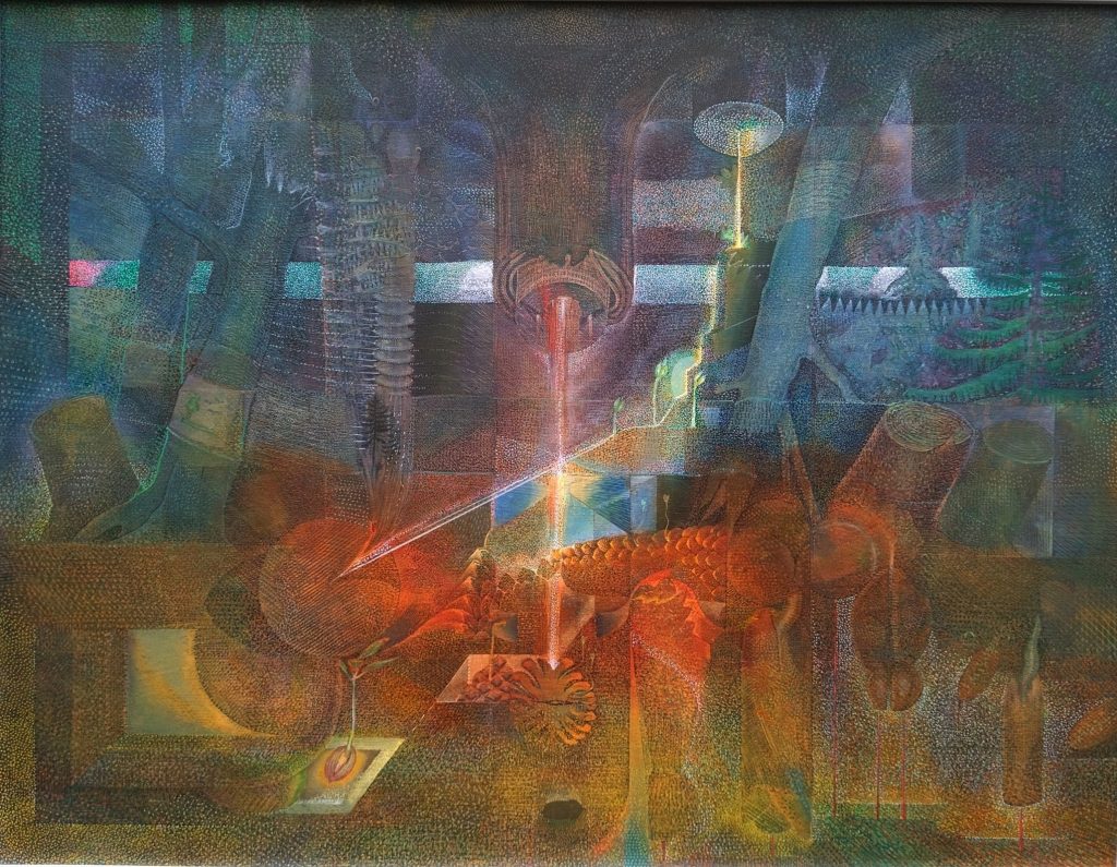 Fun in Ecology, oil+canvas,50x65cm,2024